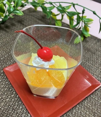 プリンアラモード風