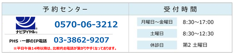 予約センター ナビダイヤル
