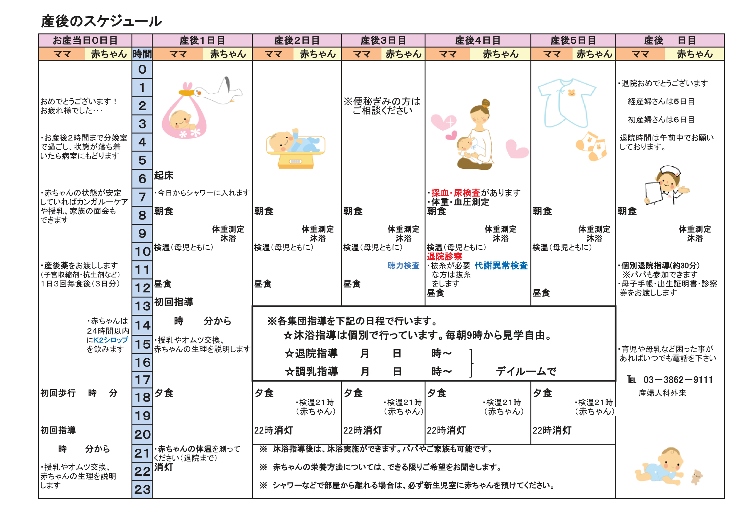 産後の食事と母乳の補給