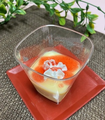 プリンアラモード風