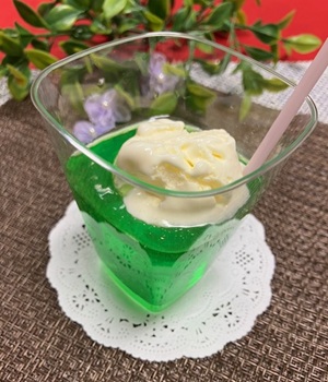 クリームソーダ風